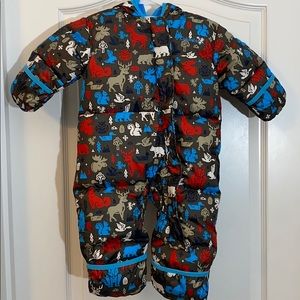 Columbia Snowsuit Animal Print 6-12 Months